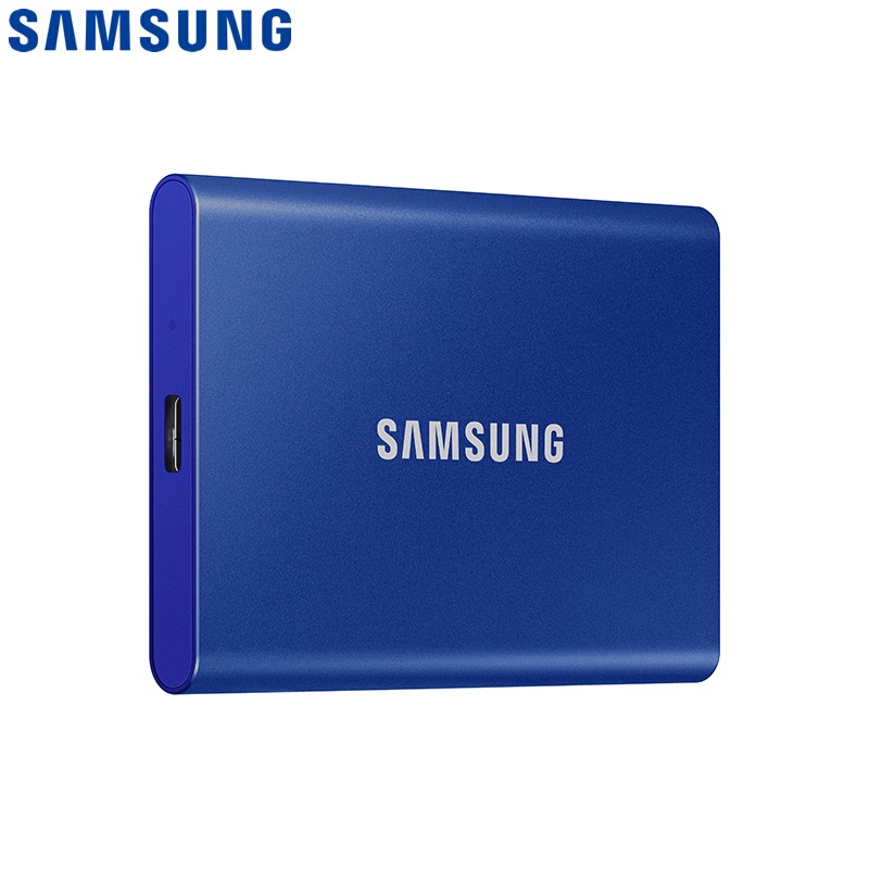 三星（SAMSUNG） 1TB Type-c USB 3.2 移动固态硬盘（PSSD） T7 蓝色 NVMe传输速度1050MB/s （一年包换）