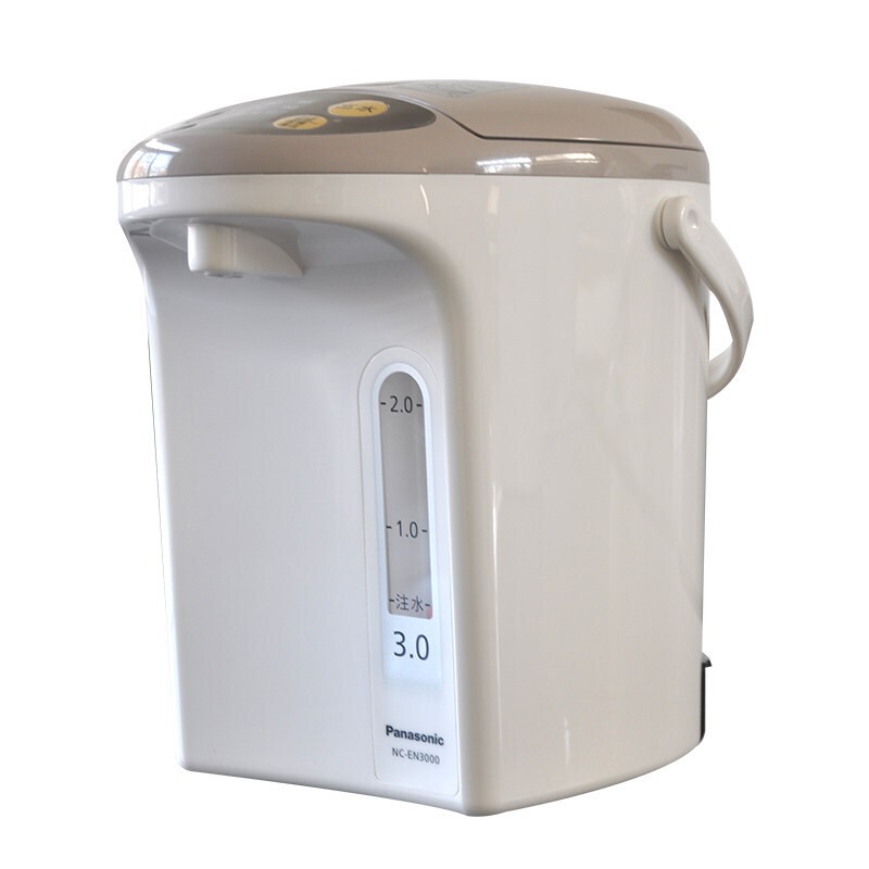 松下（Panasonic）EN3000 家用电热水瓶3升4段温度泡奶粉烧水壶保温壶防干烧