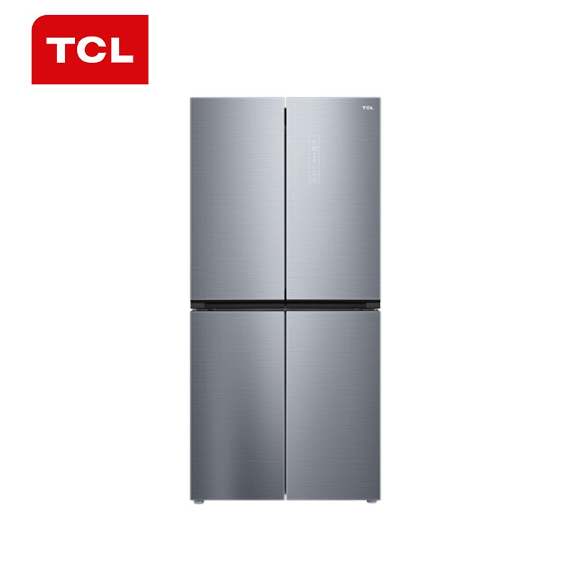 TCL 491升 一级能效 WiFi智控 干湿分储 变频节能十字对开门冰箱R491P8-U 佩恩灰