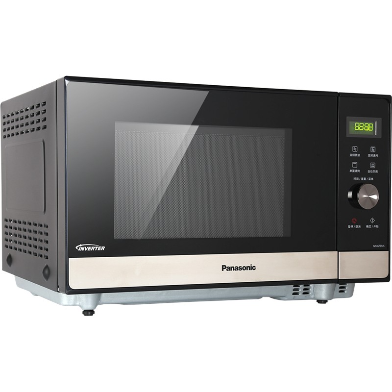 松下（Panasonic）NN-GF39JS 平板式变频家用微波炉 23升 微波炉电烤箱一体机 平板式加热微烤一体机