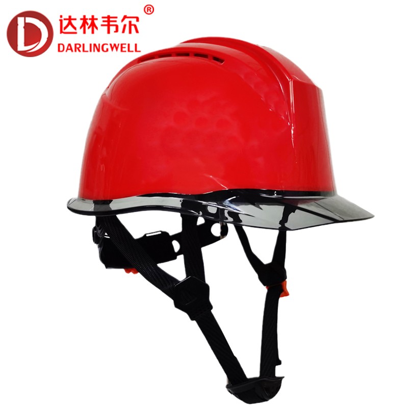 达林韦尔（DARLINGWELL）DL-AS998 双色透明帽檐安全帽 工地 工程 工业 