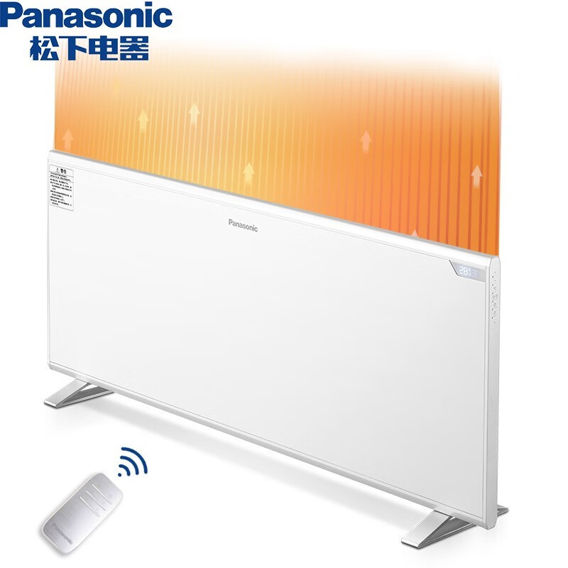 松下（Panasonic）取暖器 电暖器 电暖气 家用智能 遥控快热炉 低噪 速热 DS-
