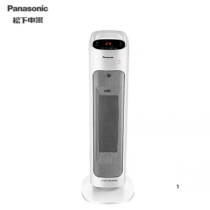松下Panasonic 取暖器家用冷暖两用离子群净化速热卧室恒温电暖器立式遥控电暖气 DS