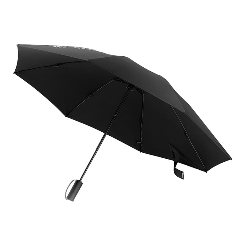 蕉下雨伞 起始系列全自动三折伞 加固折叠反向雨伞成人男士高端商务大号 墨影黑 黑色 1