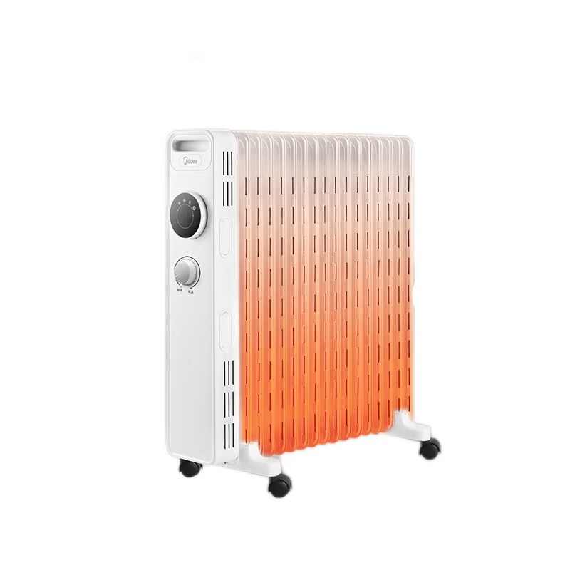 美的 Midea NYW-MG取暖电暖器烤火炉电热油汀3000W大功率17片自动控温干衣晾