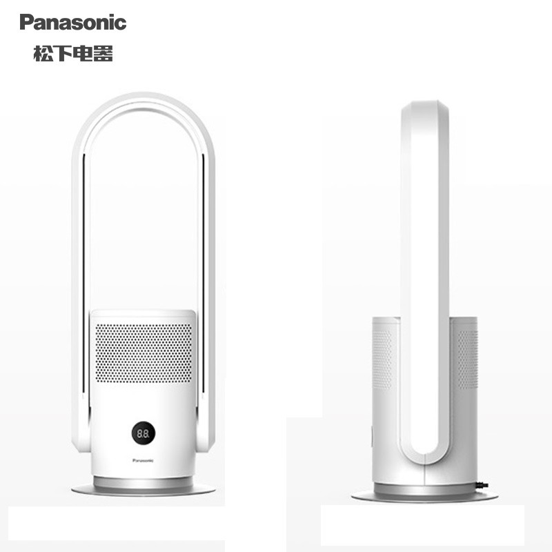 松下（Panasonic）取暖器家用冷暖两用多功能无叶扇 对流暖风扇洁净空气电暖器 DS-