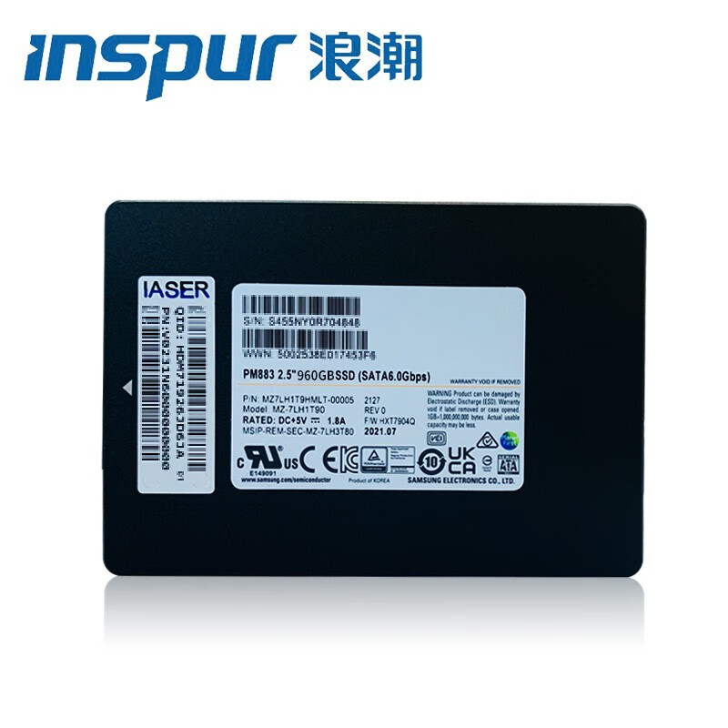 浪潮（INSPUR）服务器固态硬盘 960G SSD 2.5英寸