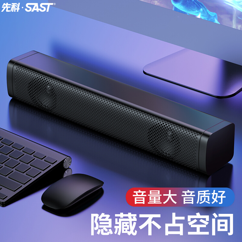 先科（SAST）N19音箱音响电脑手机多媒体台式机笔记本低音炮音响便携迷你音响 经典版