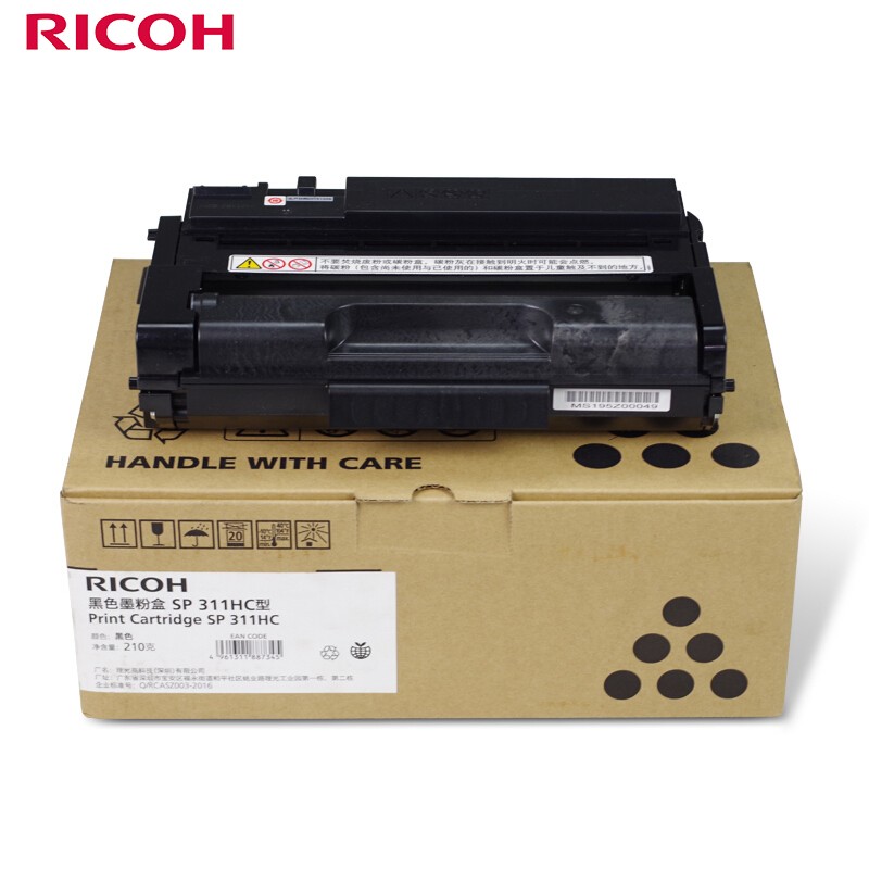 理光（Ricoh）SP 311HC 一体式墨粉盒1支装 适用于SP 310DNw/310S