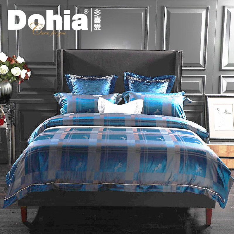 多喜爱（Dohia.com） 多喜爱Dohia四件套全棉亲肤透气套件L码203*229cm