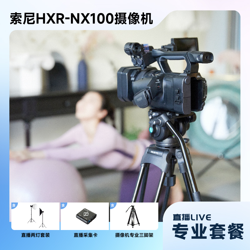 索尼（SONY）HXR-NX100 手持式高清摄录一体机 +专业套餐