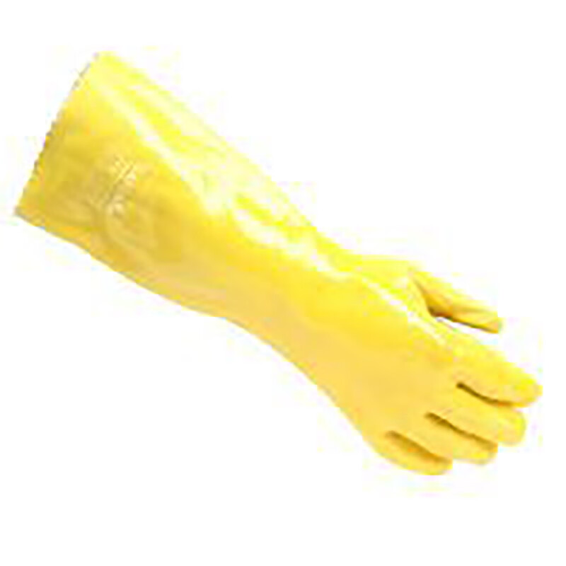 SAFEMAN君御 7907 防污耐油浸塑耐酸碱手套加长45CM 黄色 均码
