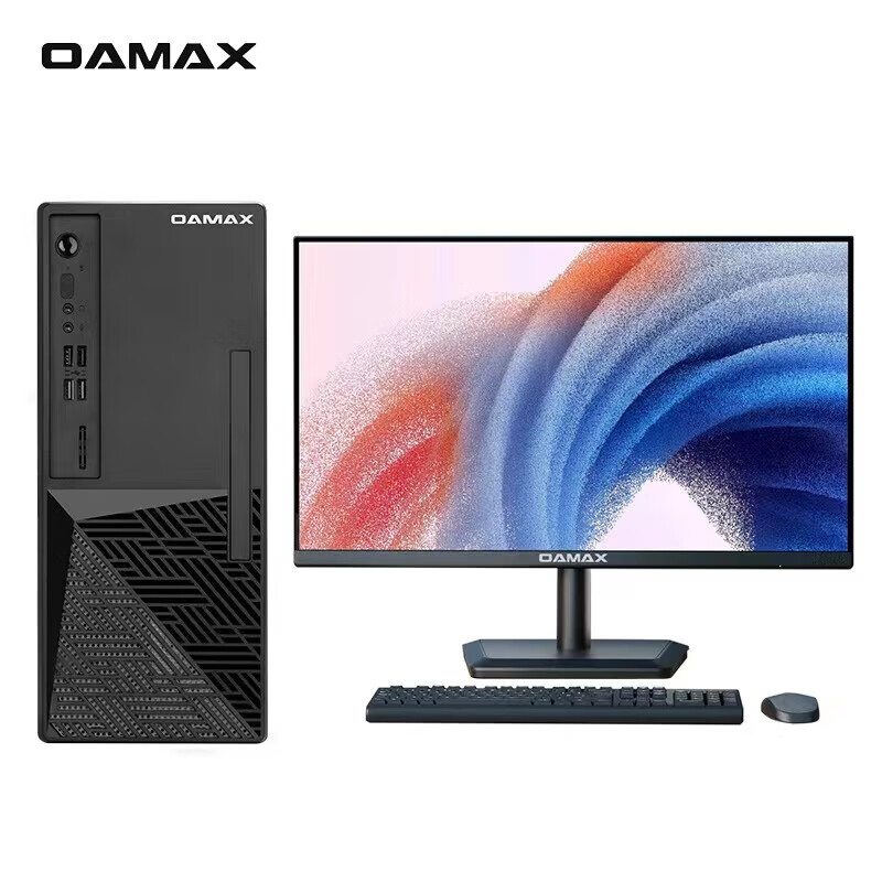 台式计算机OAMAX Aeriton E3000 I7-12700/16G/1T+512G/4G/ 23.8英寸显示器