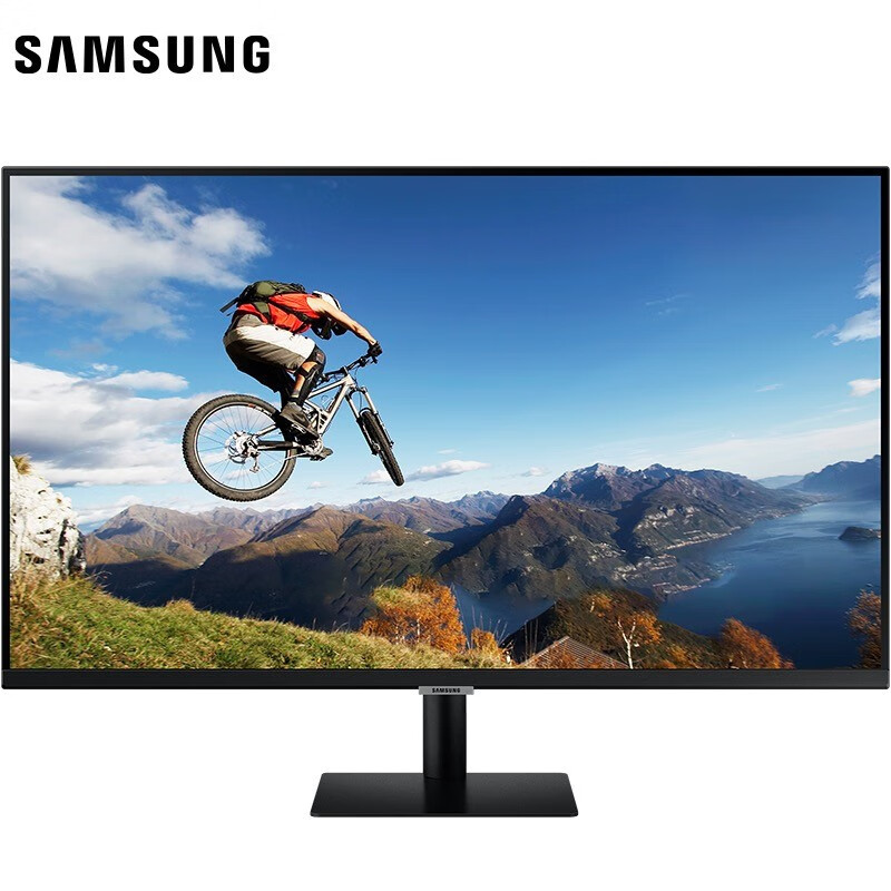 三星（SAMSUNG）32英寸窄边框可投屏电视APP带音箱多功能电脑显示器S32AM500