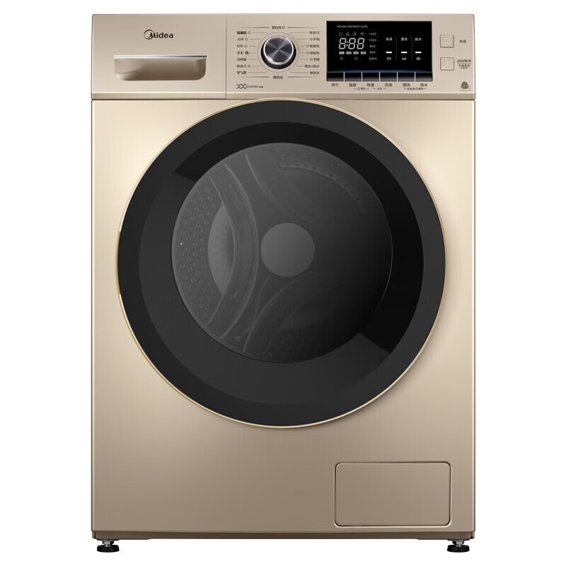 美的 (Midea)洗衣机全自动滚筒洗衣机 10公斤kg 单洗 极速快洗 雾态喷淋 MG1