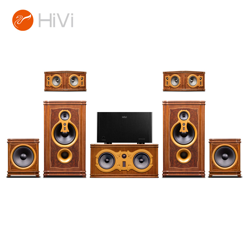 惠威（HiVi）F10HT+SUB15F+Q580功放 音响5.2声道 高保真HIFI 音箱音响