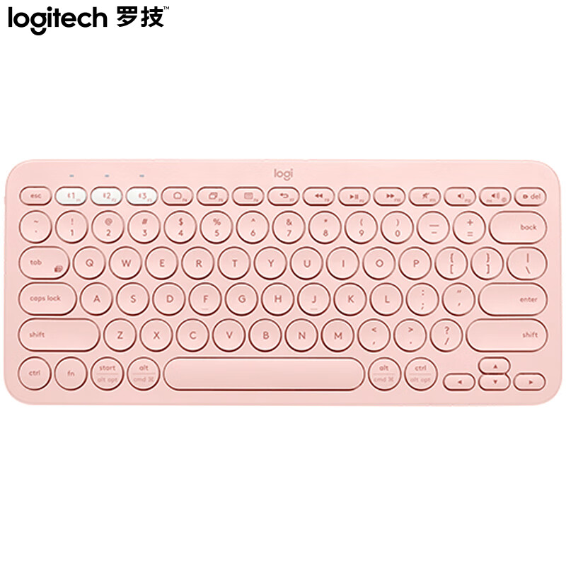 罗技（Logitech）K380 键盘 无线蓝牙键盘 办公键盘 女性 便携 超薄键盘 笔记