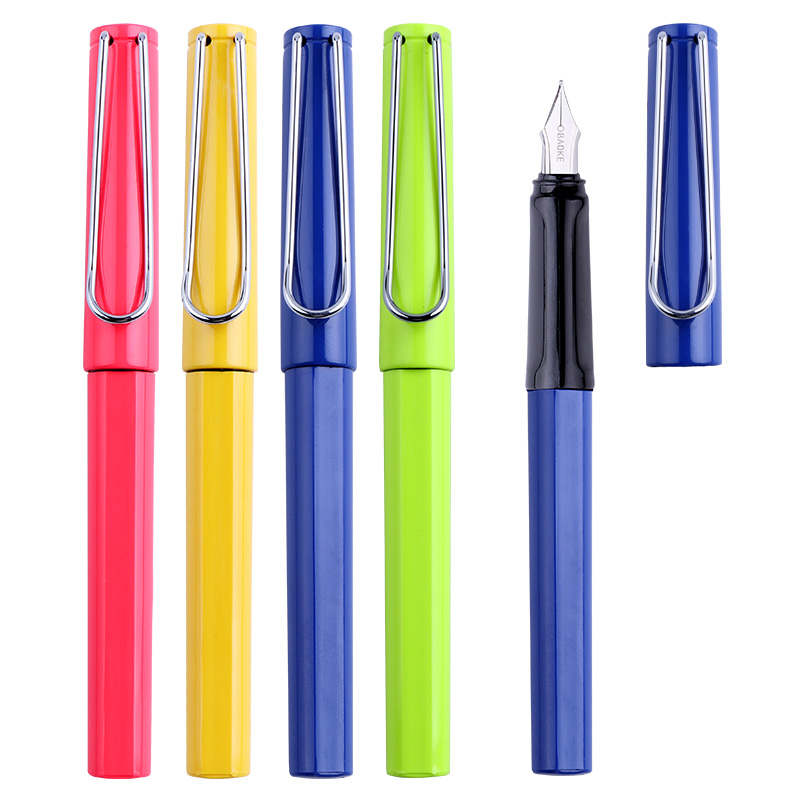 宝克 （BAOKE）PM151威龙钢笔 办公墨水笔 多色笔杆 12支/盒