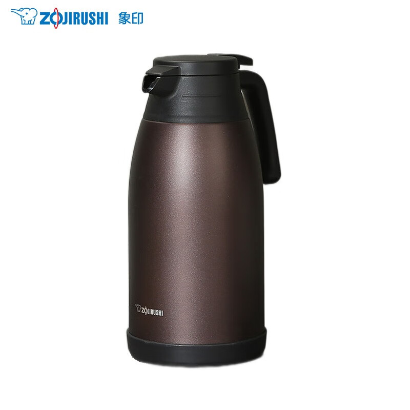 象印新品不锈钢大容量家用热水瓶暖壶开水瓶保温瓶SH- RA19C-TA棕色-1.9L