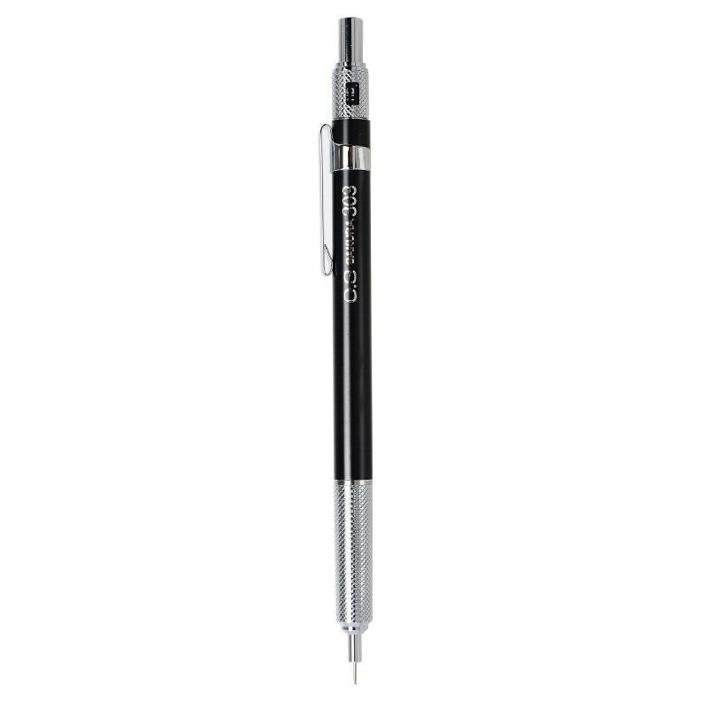 樱花(SAKURA)金属自动铅笔活动铅笔绘图铅笔 避震笔芯防断 0.3mm黑色笔杆