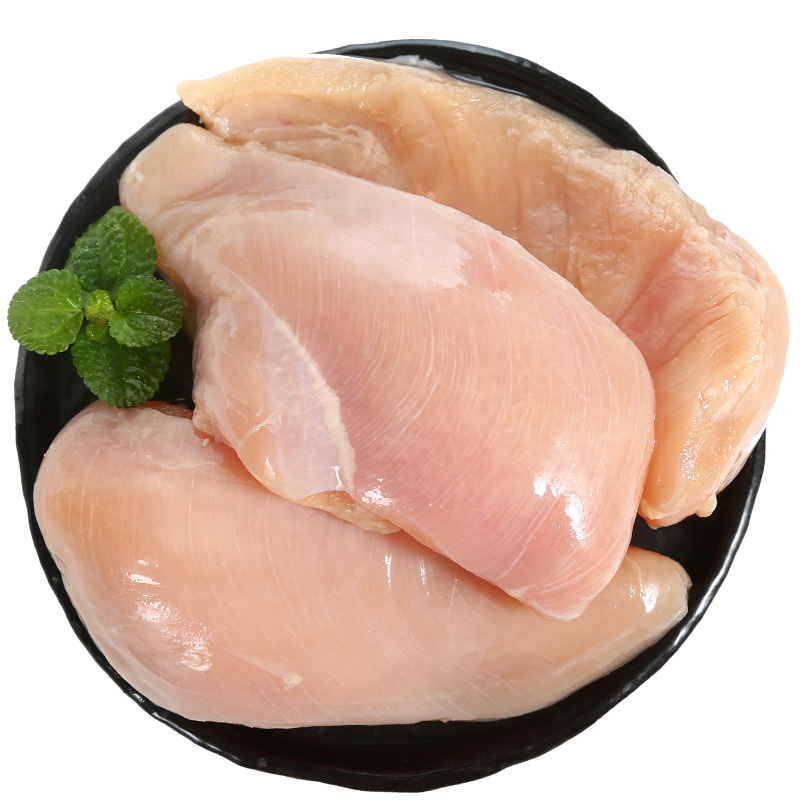 上鲜 白羽鸡 鸡大胸 2kg/袋 冷冻 圈养 出口日本级 健身鸡胸肉健身餐 鸡肉 健康轻食