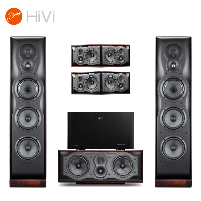 惠威（HiVi）M806AHT+Q580功放 家庭影院音响5.0声道 hifi高保真 客厅音箱