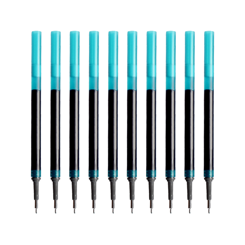 派通（Pentel）0.5mm速干中性笔彩色替芯（适用于BLN75TL）XLRN5TL 湖蓝10支装