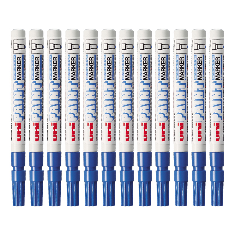三菱（Uni）PX-21 小字油漆笔 0.8-1.2mm工业记号笔物流笔（可用于汽车补漆）