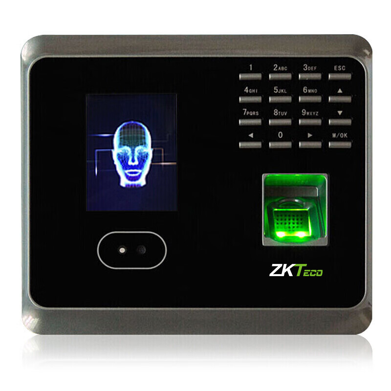 ZKTeco/熵基科技UF100plus-S 人脸指纹考勤机 高速识别打卡机 自助报表 W