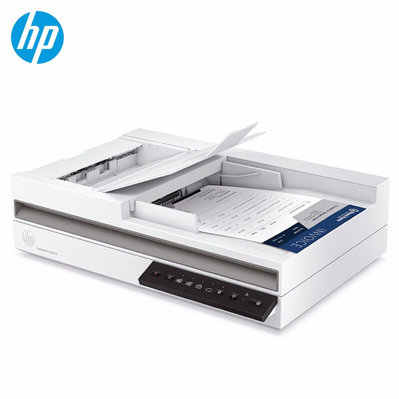 惠普HP 2600f1平板馈纸式扫描仪高速扫描 办公文件快速连续自动进纸 A4双面扫描不降