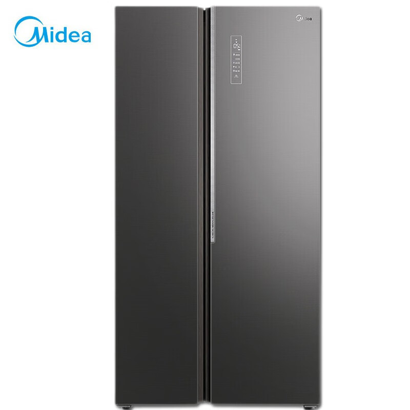 美的（Midea）冰箱609升微晶一周鲜一级能效对开双开门净味无霜玻璃面板BCD-609W