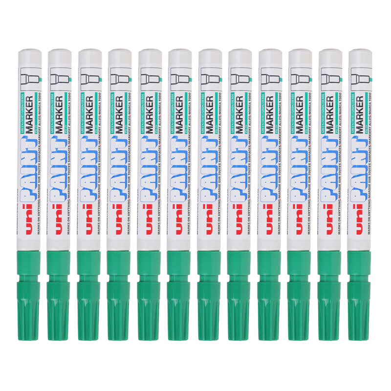 三菱（Uni）PX-21 小字油漆笔 0.8-1.2mm工业记号笔物流笔（可用于汽车补漆）