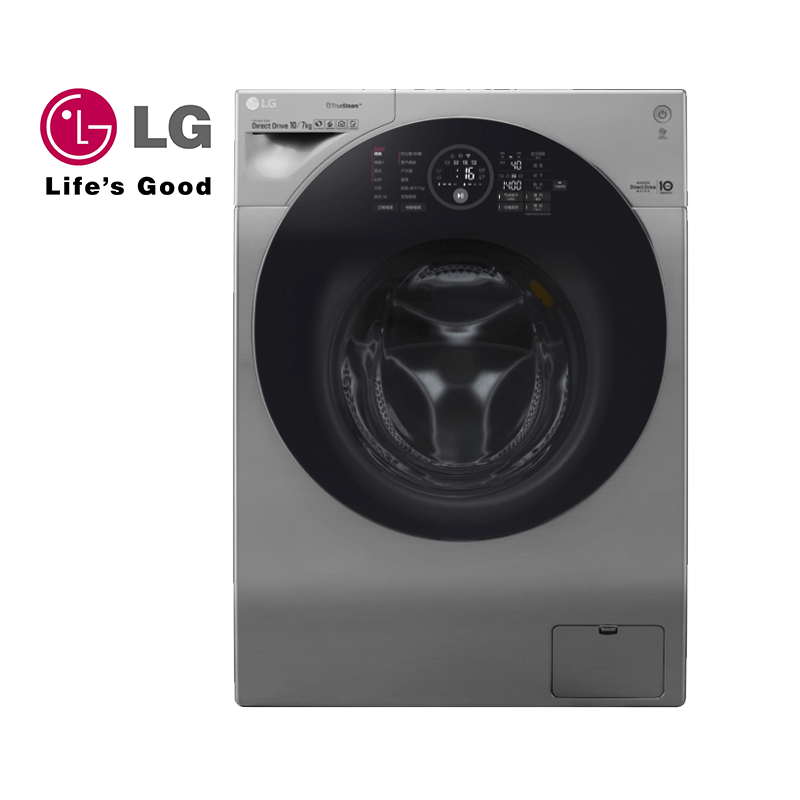 LG FH10TG4 10公斤全自动滚筒洗烘一体洗衣机变频直驱 智能手洗 蒸汽除菌大容 碳
