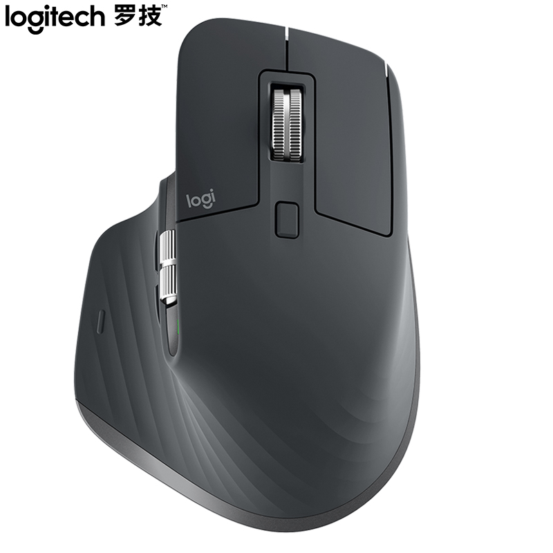 罗技（Logitech）MX Master 3 鼠标 无线蓝牙鼠标 办公鼠标 右手鼠标 双