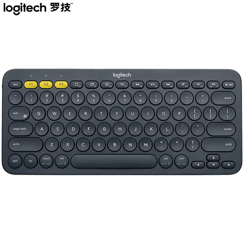 罗技（Logitech）K380 键盘 无线蓝牙键盘 办公键盘 女性 便携 超薄键盘 笔记