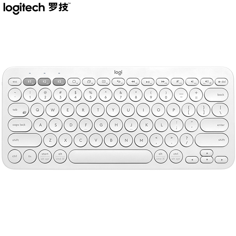 罗技（Logitech）K380 键盘 无线蓝牙键盘 办公键盘 女性 便携 超薄键盘 笔记