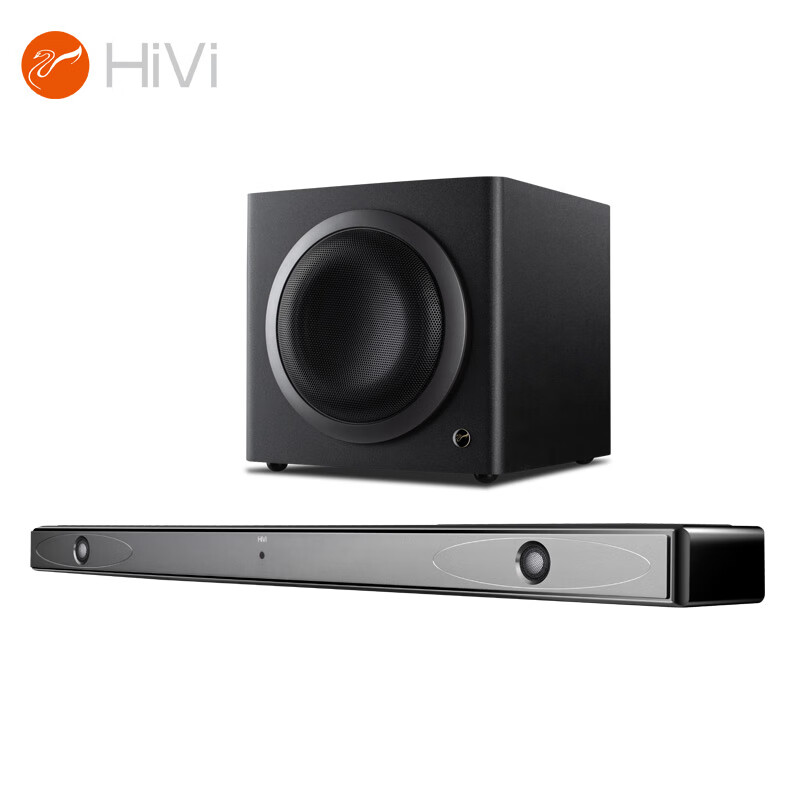 【2019新品】惠威（HiVi）K1000+SUB 8A+音响 音箱 家庭影院套装 可挂式回音壁SoundBar 电视音响低音炮