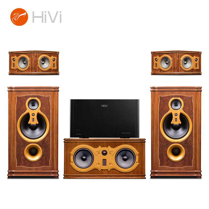 惠威（HiVi）F10HT+Q580功放 音响5.0声道 客厅落地式音响 旗舰系列皇家风范