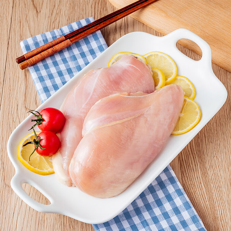 正大 鸡肉生鲜 健康轻食出口日本级品质 健身鸡胸肉健身餐 轻食代餐 鸡大胸500g*4袋