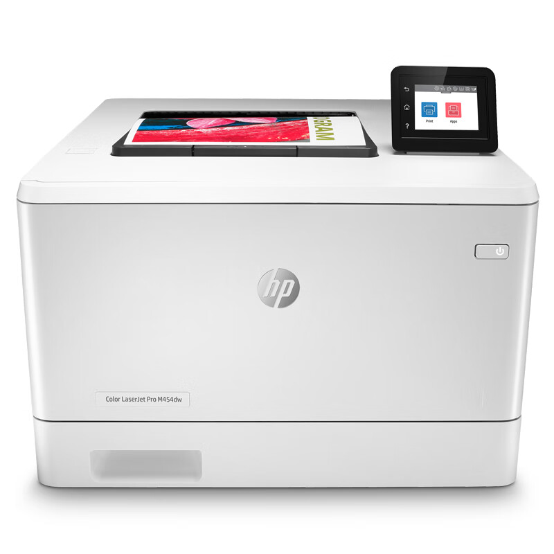 惠普（HP）M454dw彩色激光打印机 液晶显示屏 自动双面打印 无线连接