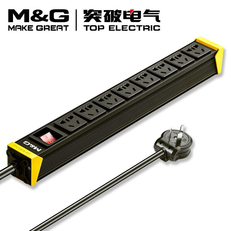 突破（M&G）pdu机柜插座/插线板//大功率插排/8孔位07TG200105