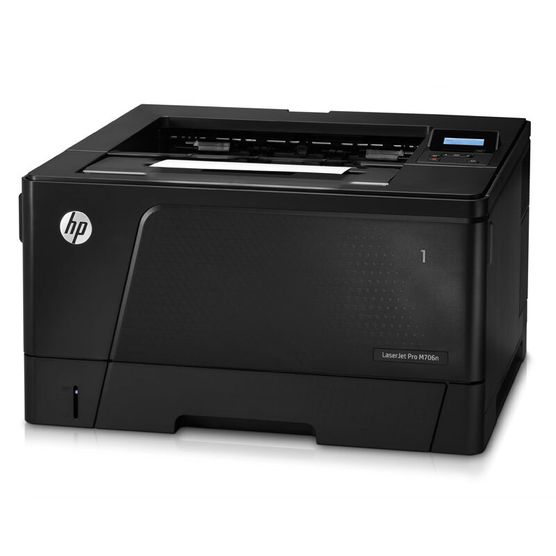 惠普(HP) M706n A3 黑白激光打印机 高负荷打印云打印液晶显示