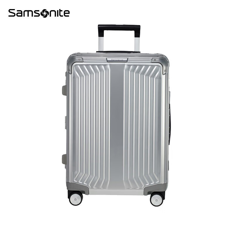 新秀丽（Samsonite）铝框拉杆箱ALU系列铝镁合金旅行箱托运箱登机箱CS0 银色 2