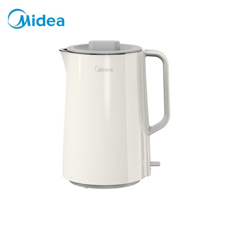 美的（Midea）SH15NSWG01电水壶1.5L大容量 304食品级不锈钢