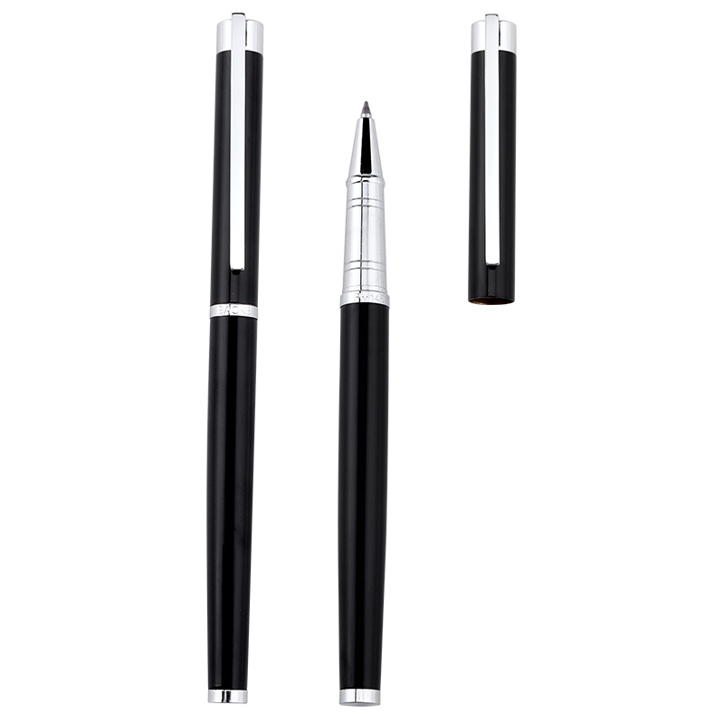 宝克 （BAOKE） PM145A 0.5mm办公金属中性笔宝珠笔 商务签字笔 黑色 单支
