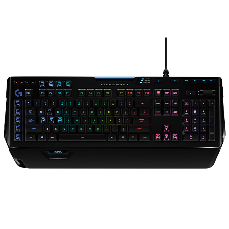 罗技（G）G910 RGB全尺寸机械游戏键盘 RGB机械键盘 炫彩机械键盘 吃鸡键盘 绝地
