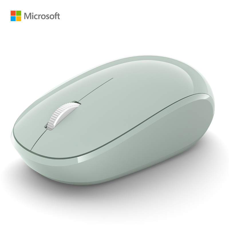 微软 (Microsoft) 精巧鼠标 薄荷绿 | 无线鼠标 蓝牙5.0 小巧轻盈 多彩配
