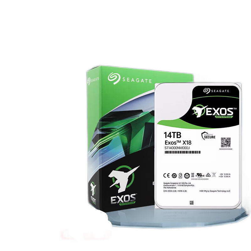 希捷（Seagate）银河企业级 3.5英寸 SATA接口 CMR垂直 HDD台式 服务器 机械硬盘 银河14TB【ST14000NM000J】