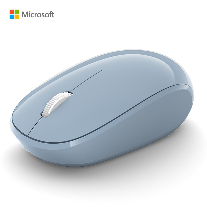 微软 (Microsoft) 精巧鼠标 精灵蓝 | 无线鼠标 蓝牙5.0 小巧轻盈 多彩配