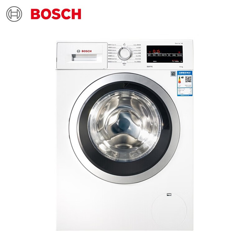 博世（BOSCH）10公斤变频一级能效全自动家用大容量1400转滚筒洗衣机WAP28260